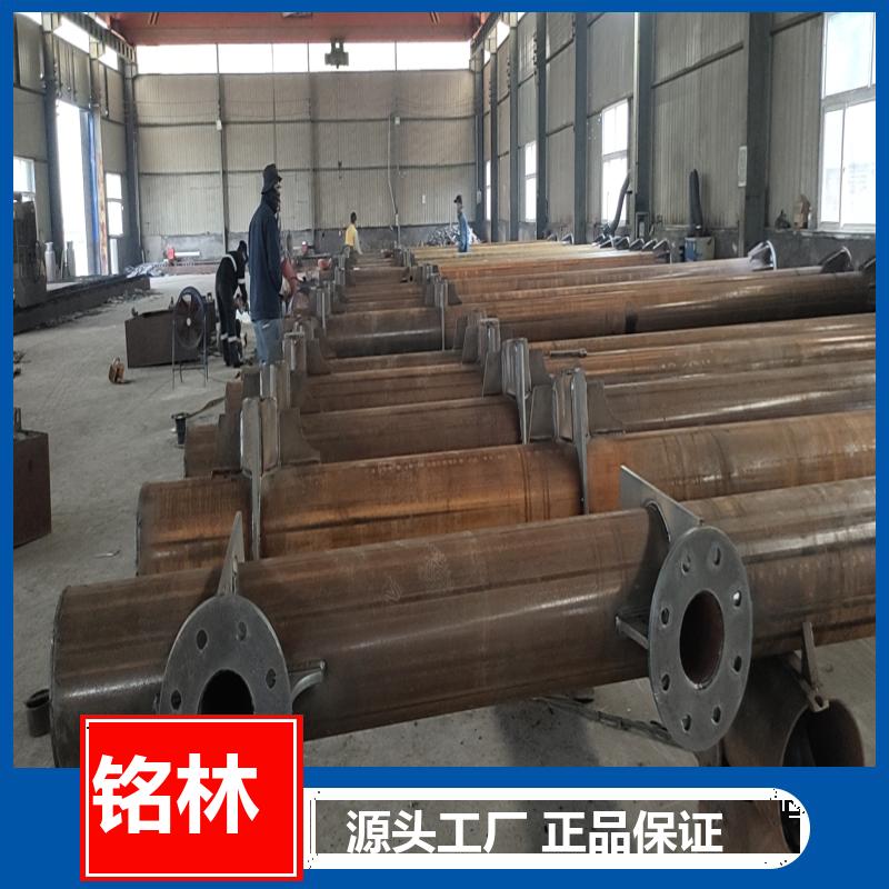 热镀锌 双柱式交通标志杆 双悬臂 道路指示 多年行业经验 铭林