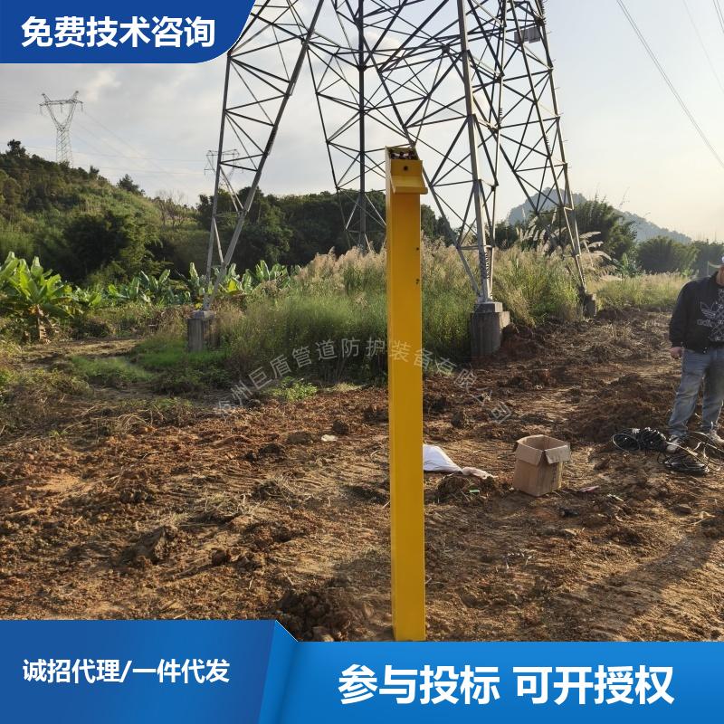 锌阳极阴极保护测试桩 108*4*2000 输油输气管道用 运行稳定 巨盾