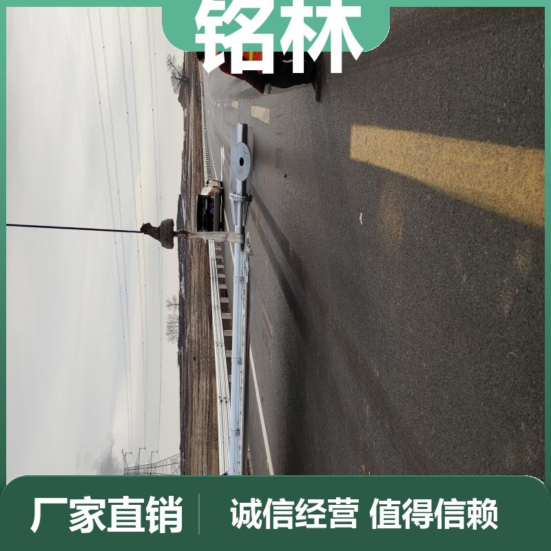  单悬臂 Q235钢材 双柱式交通标志杆 喷塑 多年行业经验 铭林