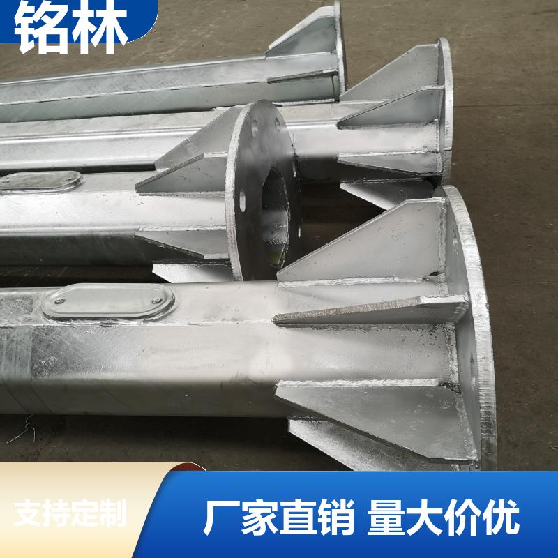 圆柱形 喷塑 双柱式交通标志杆 高速公路 多年行业经验 铭林