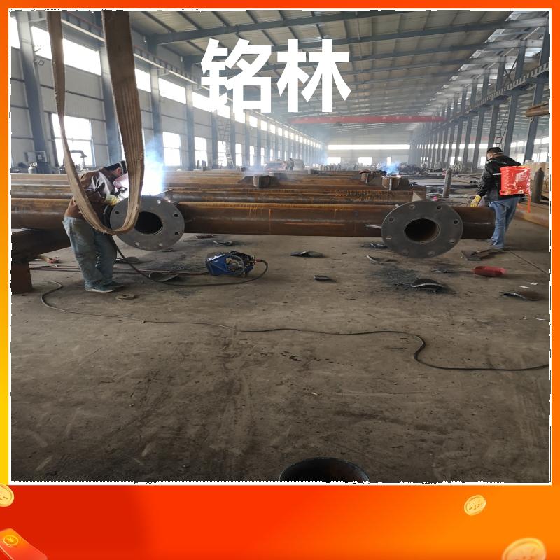 乡村道路 双悬臂 焊接 单柱式交通标志杆 多年行业经验 铭林