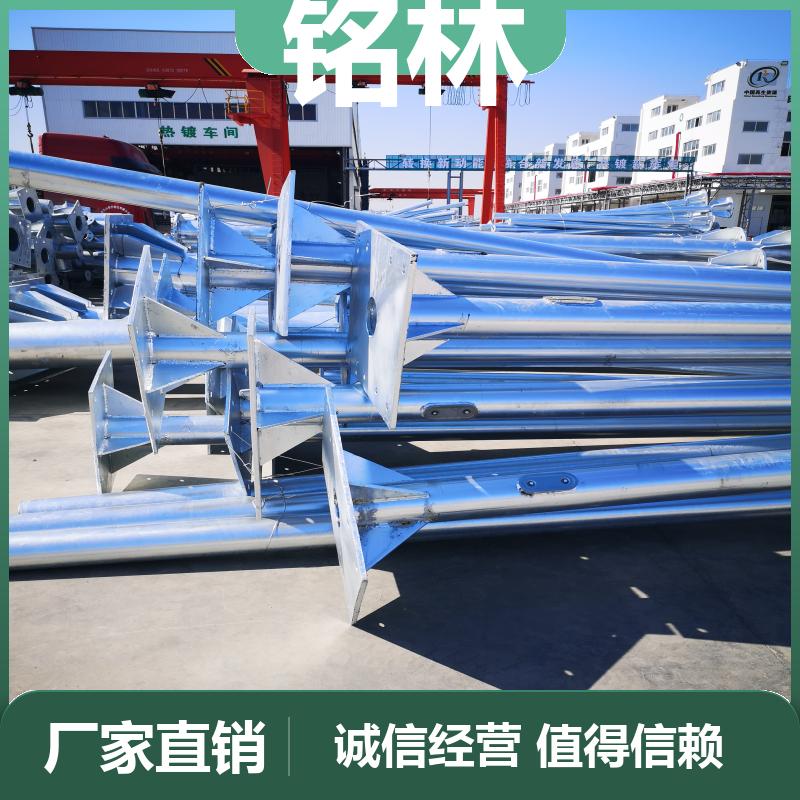  喷塑 双悬臂 单柱式交通标志杆 高速公路 多年行业经验 铭林