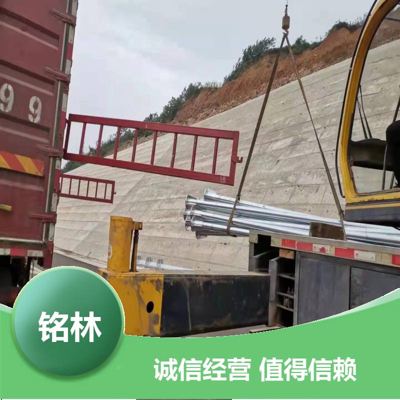 高速公路 热镀锌 喷塑 交通标志杆 单悬臂 多年行业经验 铭林