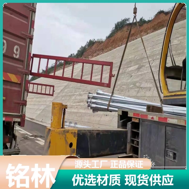 双柱式交通标志杆 不锈钢 圆柱形 乡村道路 多年行业经验 铭林