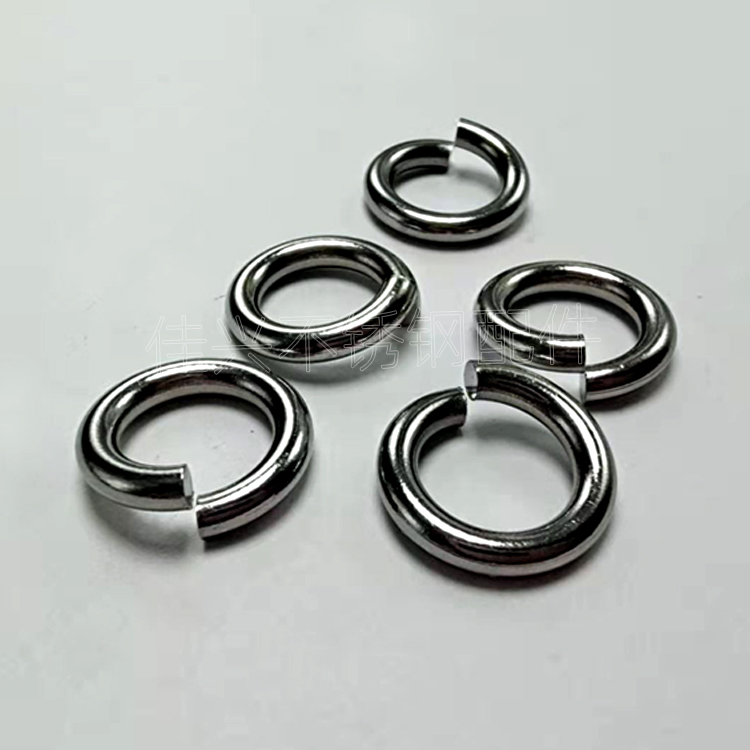 Open ring, stainless steel single ring, O-ring connection ring, circular ring, multiple specifications, and small rings can be electroplated with gold color