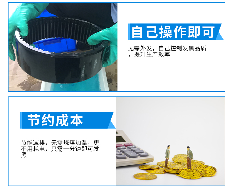 Steel room temperature blackening treatment solution, metal surface treatment, screw and nut spring blackening agent, blueing solution