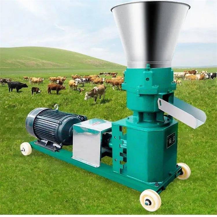 Diesel feed granulator for direct connection of electric motor in forage breeding farms, cow and sheep forage corn granulator