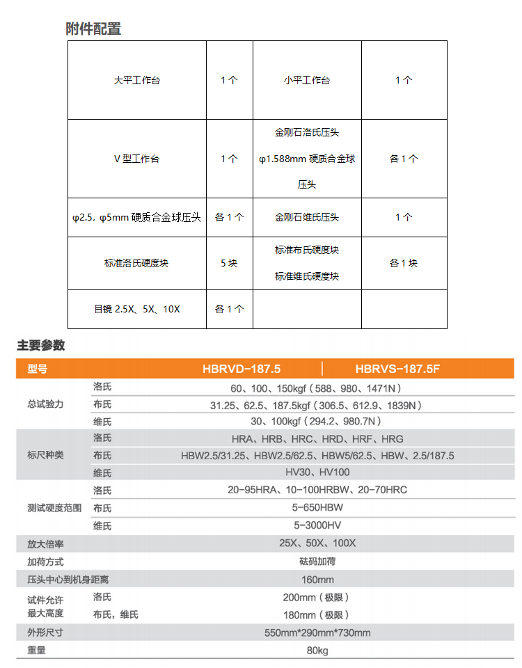 HBRVD-187.5 electric Brinell hardness tester with high operating efficiency and simple operation