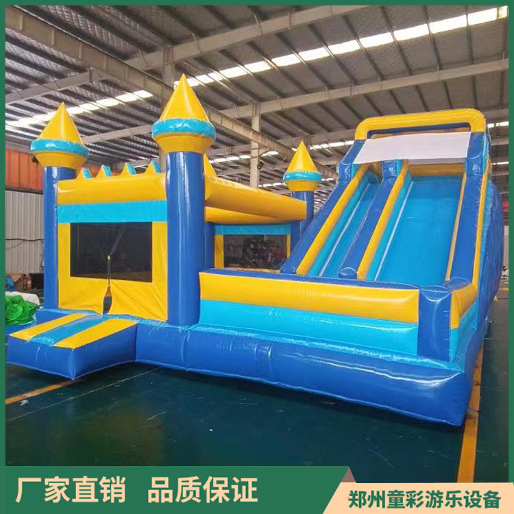 Export of children's inflatable trampolines for foreign trade, customized castle trampoline toys, entertainment slides, and amusement equipment