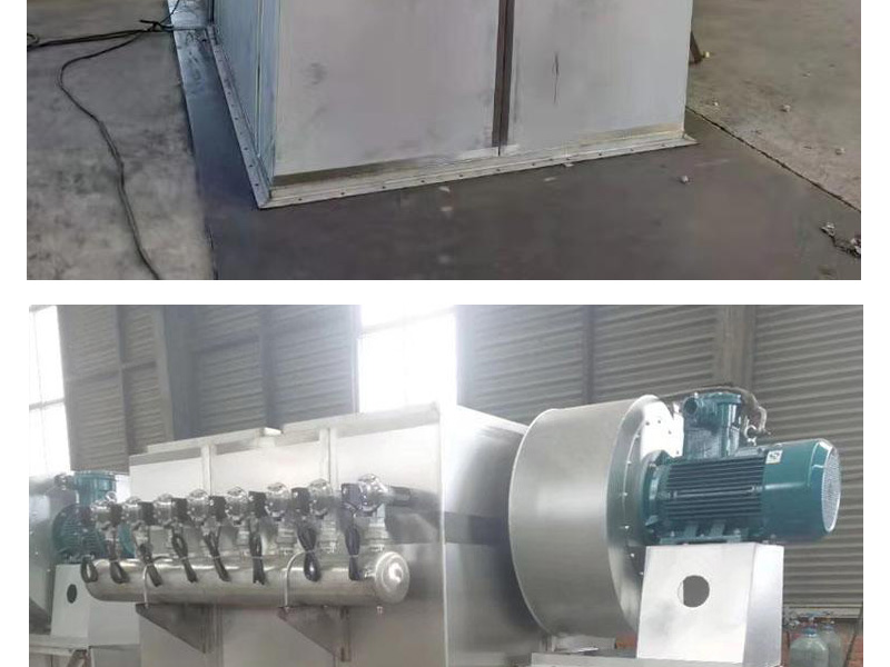 Manufacturing and installation of stainless steel bag type dust collector for dust collection equipment in milk powder factories