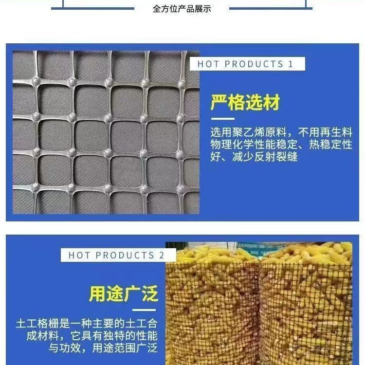 Fiber geogrid pavement reinforcement BG basalt geogrid tensile force 50KN 80KN can be customized