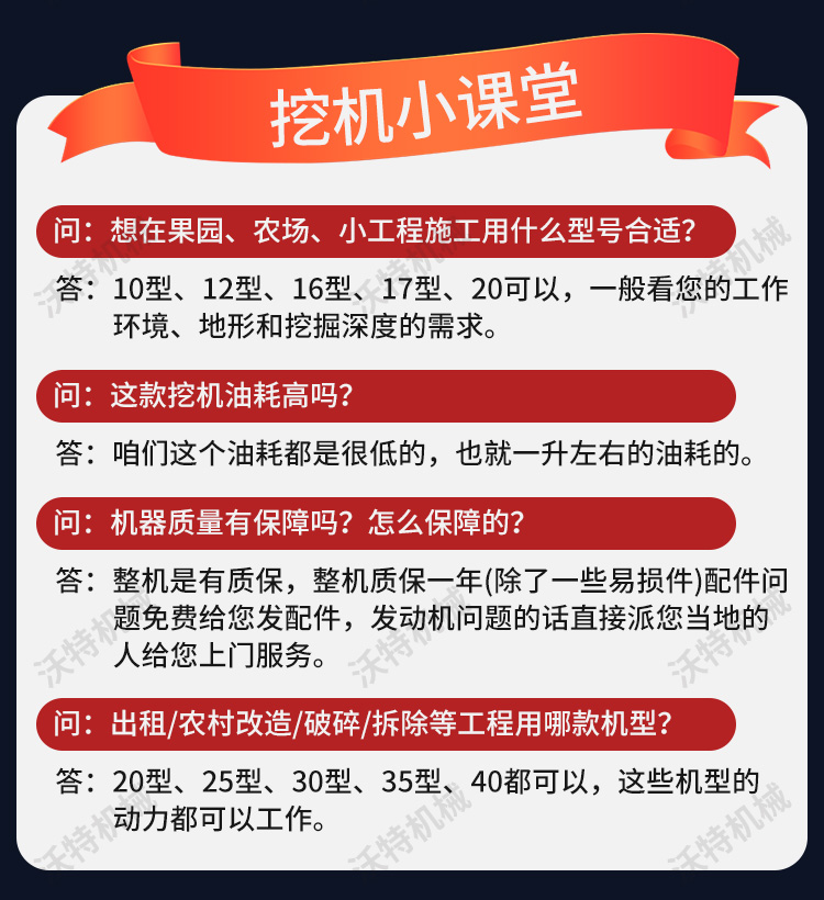 15 micro excavators, 10 telescopic hooks with chassis, 17 small excavators, and a 1.5-ton small excavator for digging around 20000 tons of soil