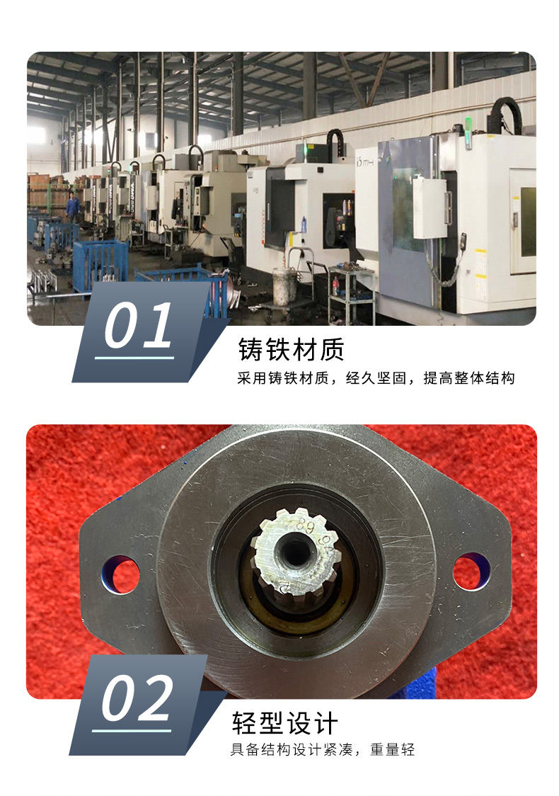 P124-G16182LD54G Directional Trenchless Drilling Machine Gear Pump Jiahe Hydraulic