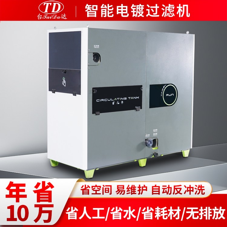 智能电镀液循环过滤机 纳米陶瓷滤芯 实时浊度监测 远程物联管理