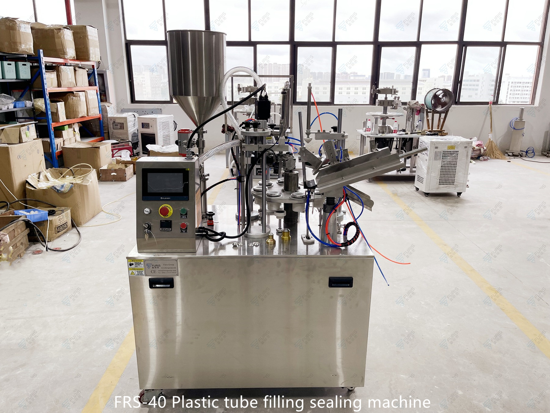 FRS-30 semi-automatic plastic hose filling and sealing machine, fully automatic aluminum tube sealing and packaging machine customization