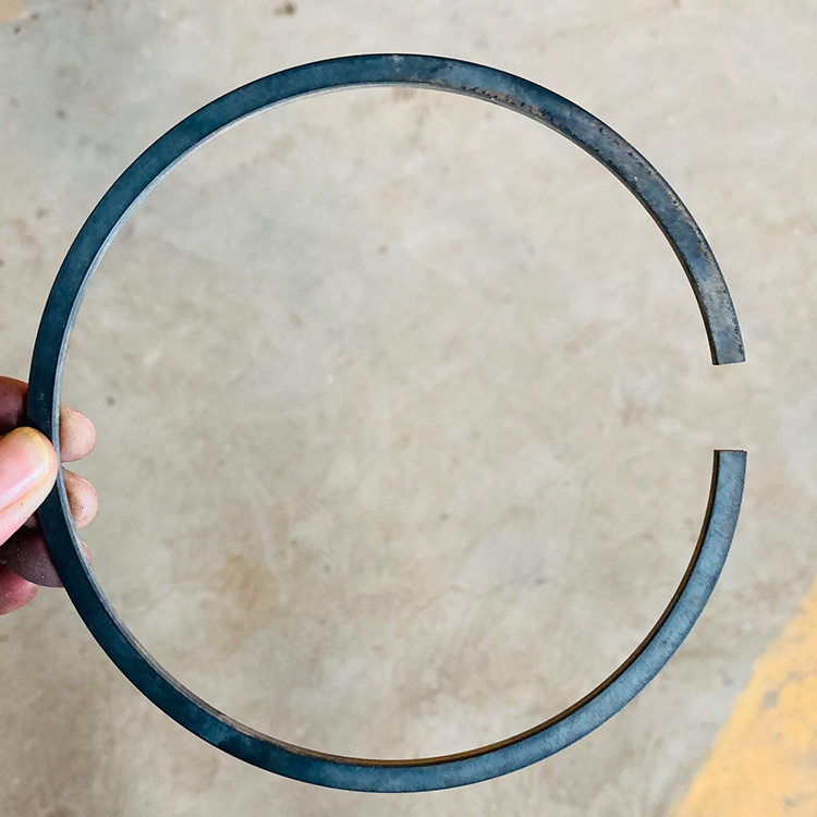 Customized sealing rings for various diameters of alloy steel guide rings of air compressor piston rings