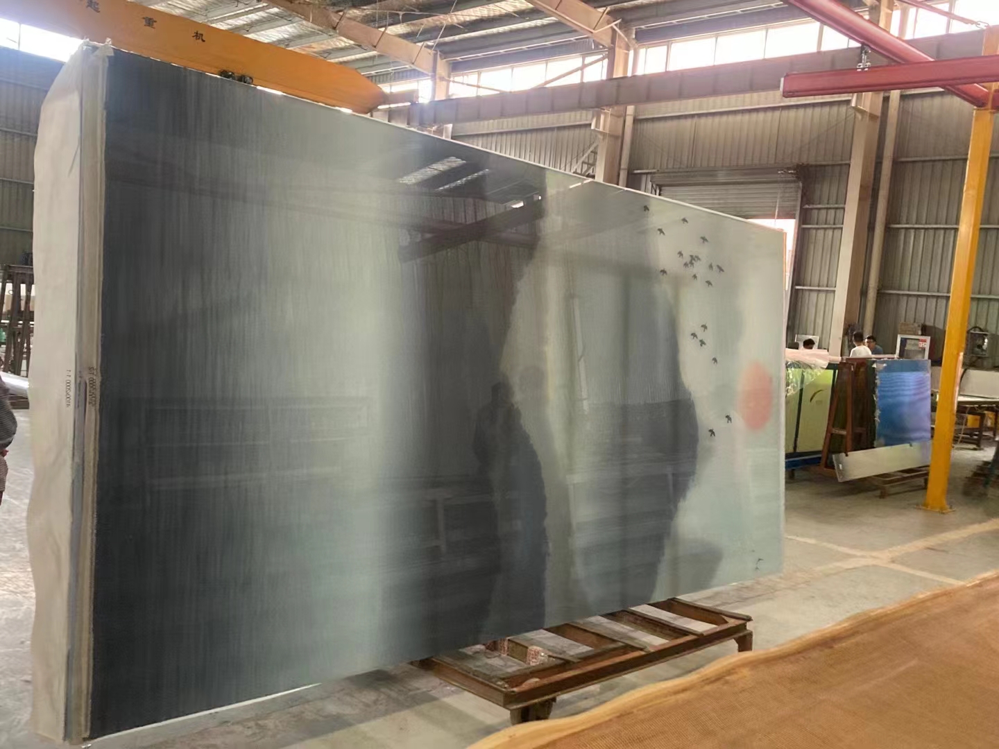 5+5 laminated glass, landscape painting glass, wire glass, film glass, art glass