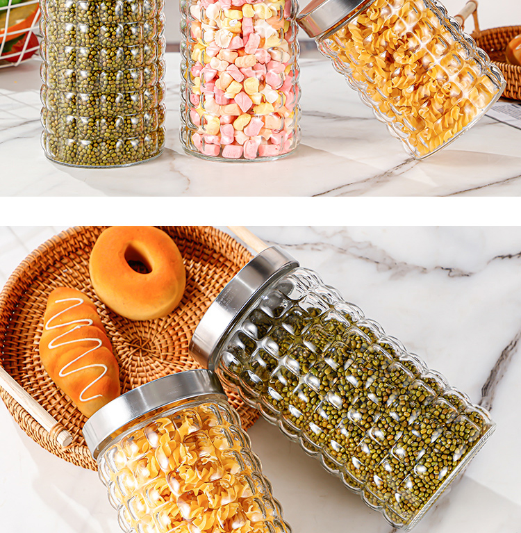 Glass sealed cans, moisture-proof and leak proof honey bottles, grain and miscellaneous grain storage boxes, tea storage tanks, wholesale by manufacturers