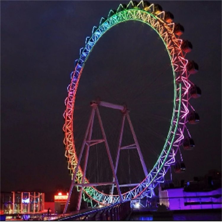 Outdoor Advertising Sky Eye Ferris Wheel LED Large Screen Investment Promotion Enterprise Marketing Fans Help Find Chaowen Tong