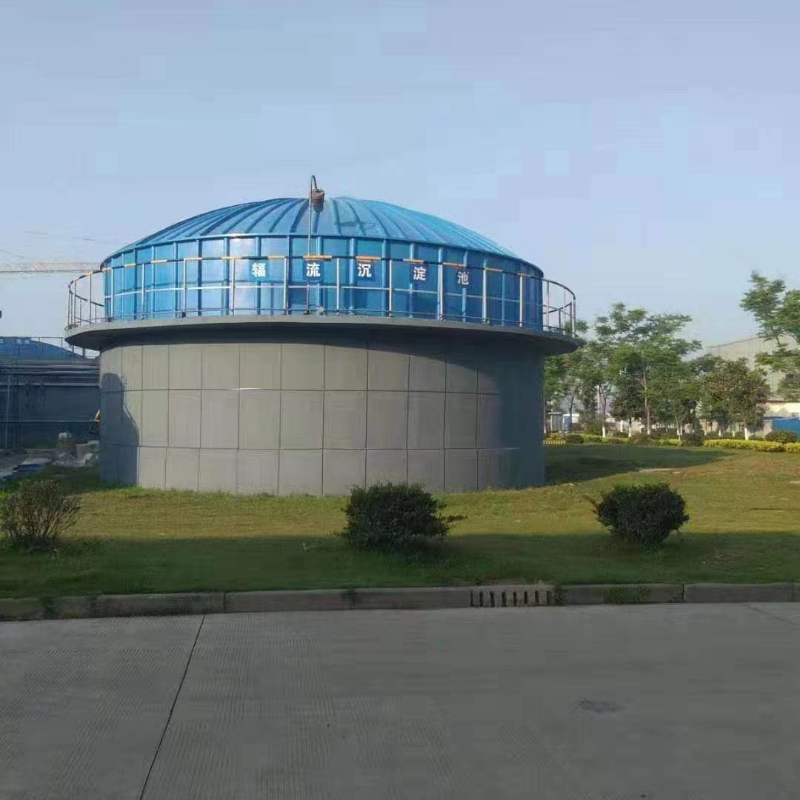 Fiberglass sewage tank cover plate Industrial sewage odor treatment sealing cover Waste water tank cover blue