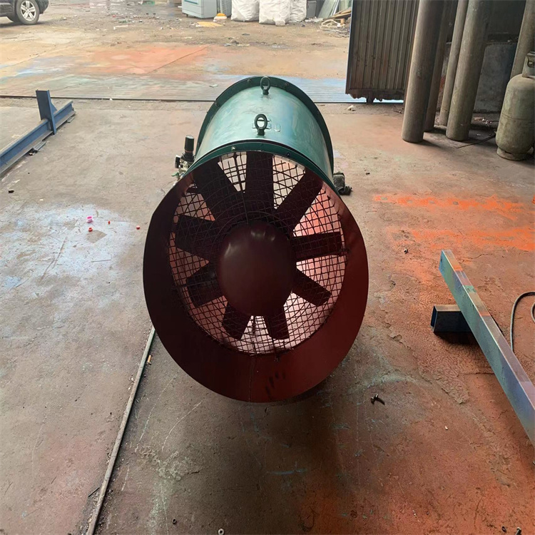 Fan FQ № 7.5 mining pneumatic press in axial flow local fan Pneumatic motor