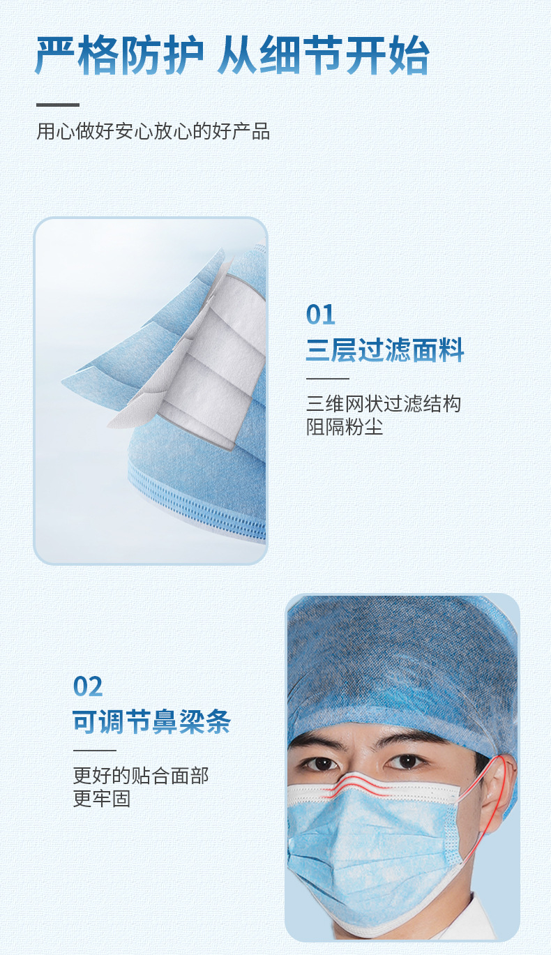 Qinlu Dongbei Medical Disposable Mask Wholesale Procurement Direct Supply Enterprise Procurement Manufacturer Winning the Bid and Hanging Online