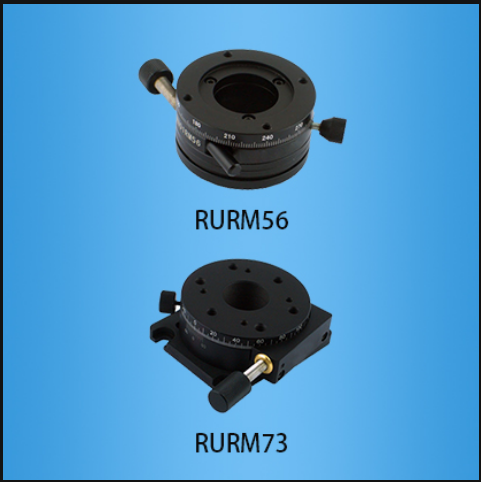 Ruiyu - Manual rotary table - Large angle coarse adjustment and small angle precision adjustment - Thread pair drive