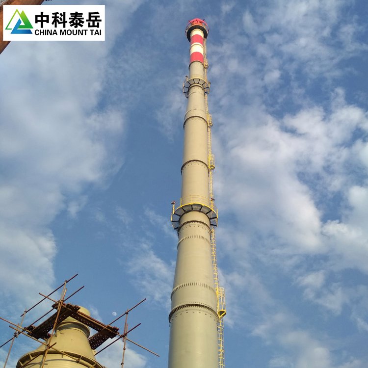 Design and Installation of Reinforcement and Anticorrosion Protection for Self standing Industrial Boiler Chimney of Zhongke Taiyue Rural Household Stainless Steel Chimney