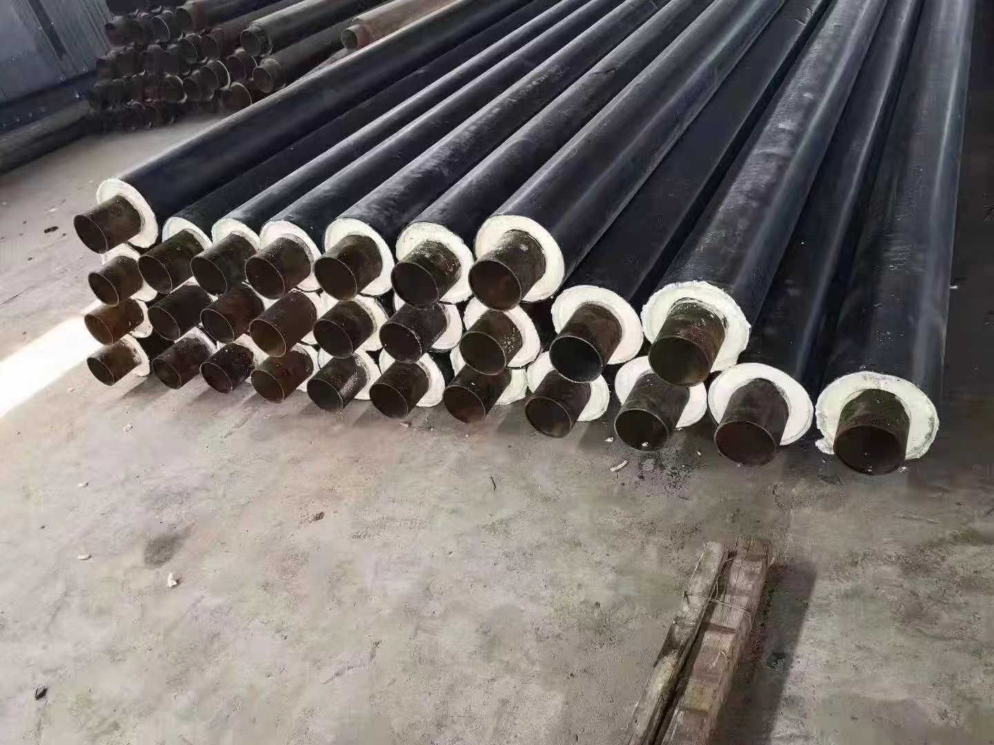 Fangda heat transmission pipeline modified foam insulation pipeline prefabricated directly buried polyurethane insulation steel pipe