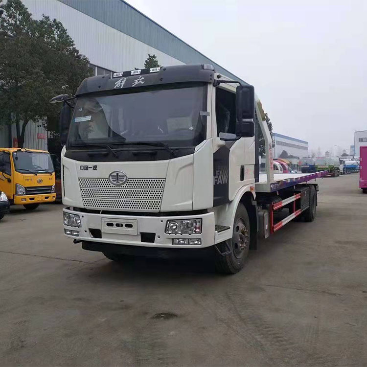 Cheng Liwei Brand Jiefang J6 Obstacle Clearing Vehicle Road Rescue Vehicle Flat One Tow Two Rescue Vehicle Factory Price Sales