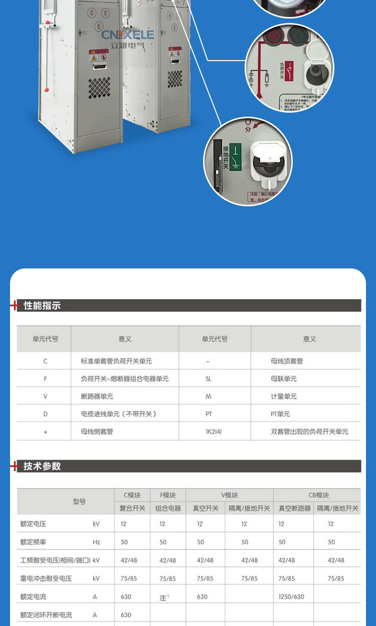 Fully insulated inflatable cabinet SRM16-12 high-voltage switchgear electrical complete equipment 10KV ring network cabinet gas insulation