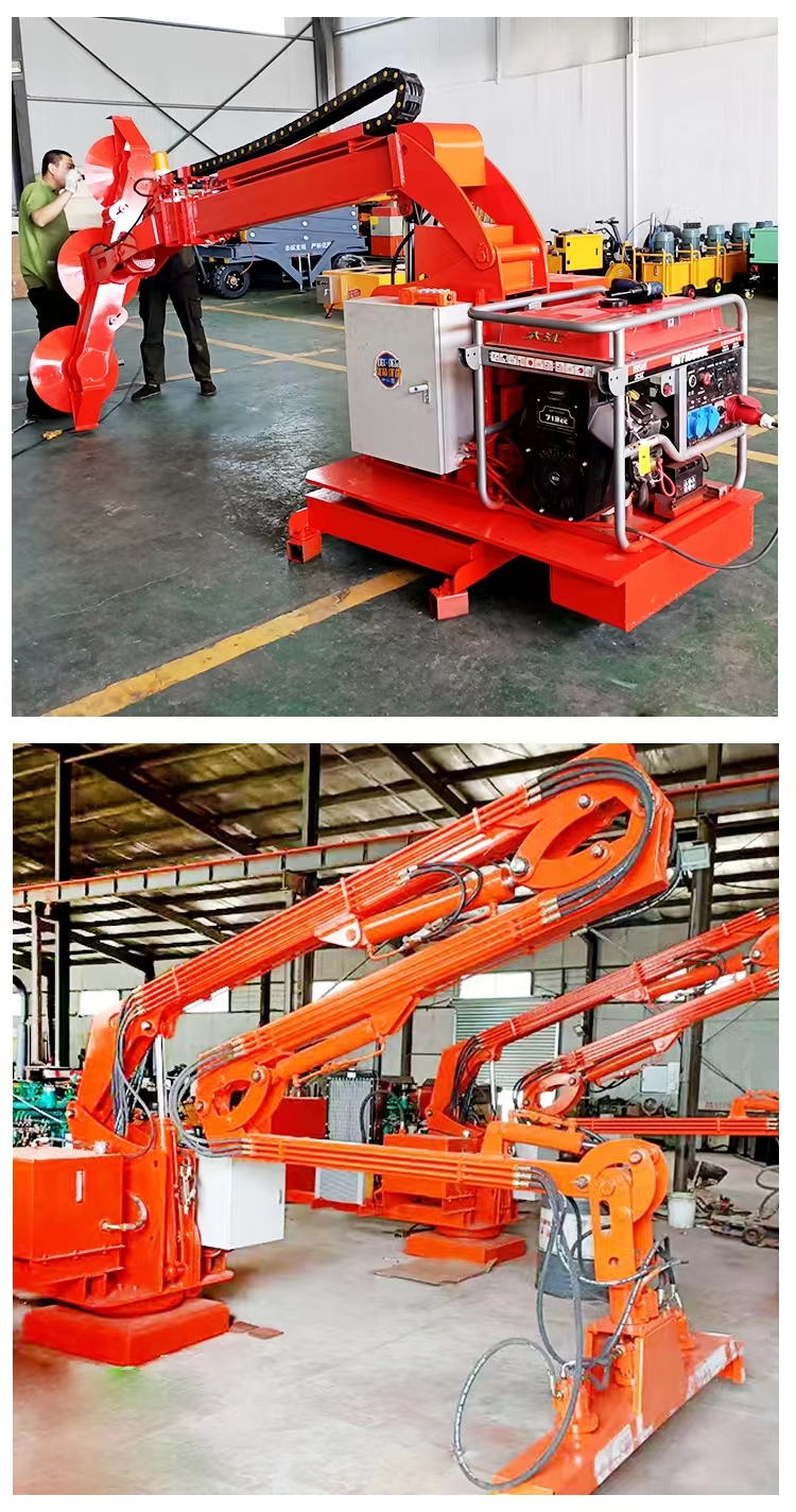 Telescopic Arm Hedge Trimmer Vehicle Mounted Expressway Automatic Obstacle Avoidance and Grass Cutting Machine Remote Control Operation Hedge Machine