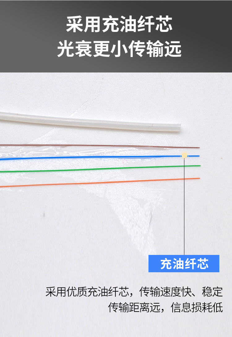 Optoelectronic composite cable manufacturer produces fiber optic power supply composite cable GYXTW4+RVV2 * 1.0/1.5