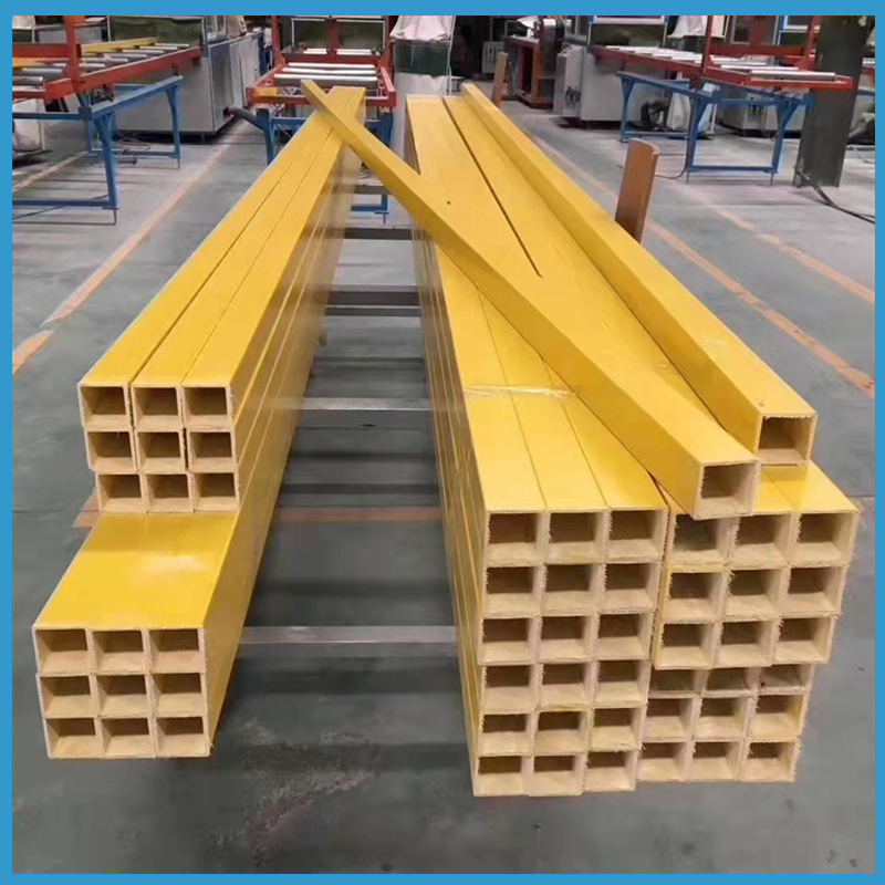 Jiahang fiberglass staircase handrail, extruded square tube, round tube, anti-corrosion ladder, insulated fence, threading pipe