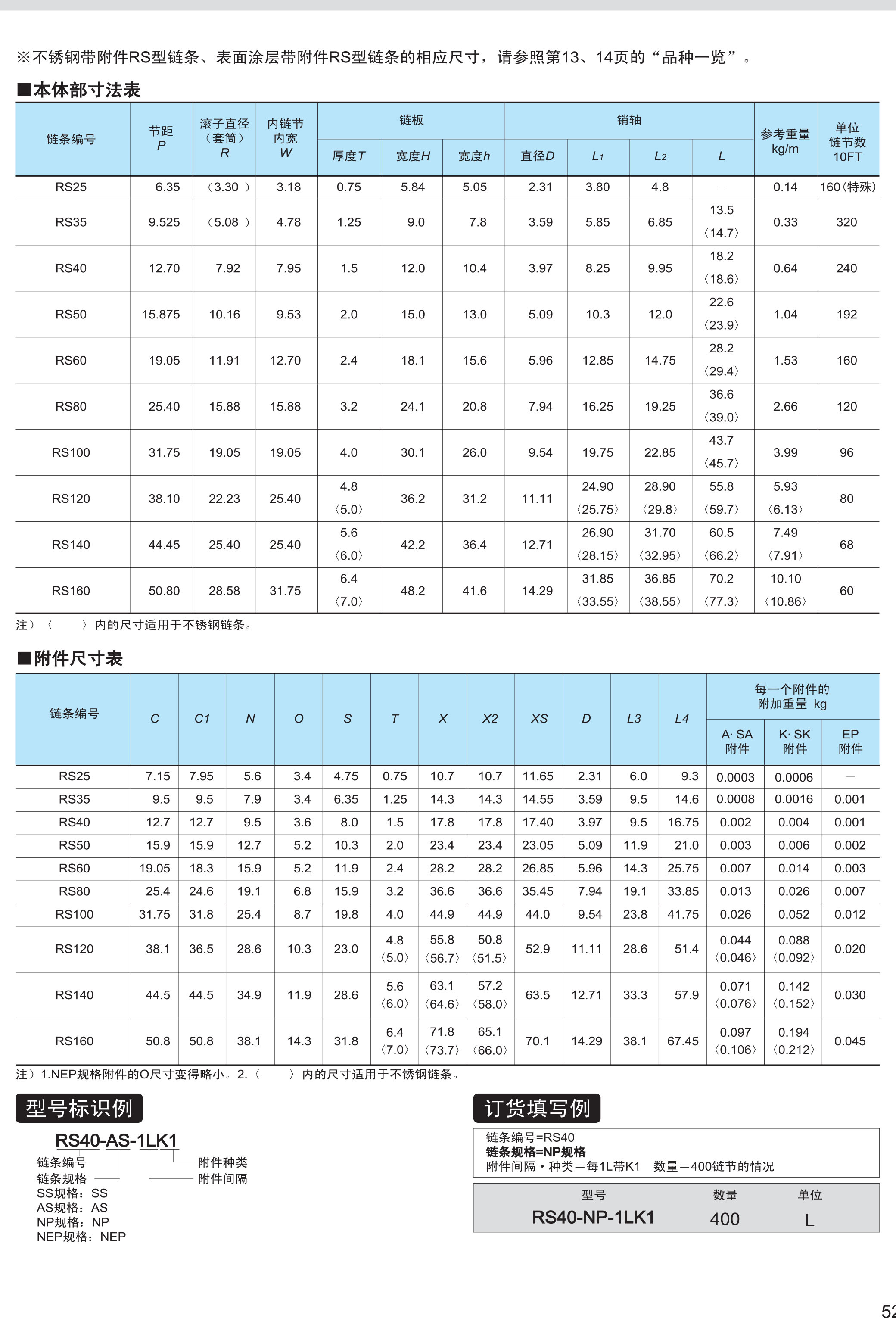 Chunben stainless steel belt attachment RS type chain customized non-standard belt attachment plate conveyor chain SS specification