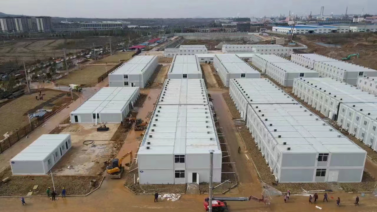 Packing room, steel structure, container house, mobile box room, office, fast LCL folding, Domus