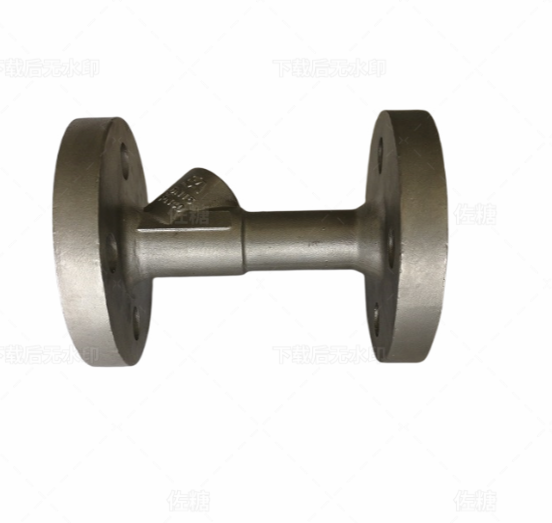 Haige CF3M flange refined angle seat valve casting DN25-PN25 angle seat valve stainless steel precision casting