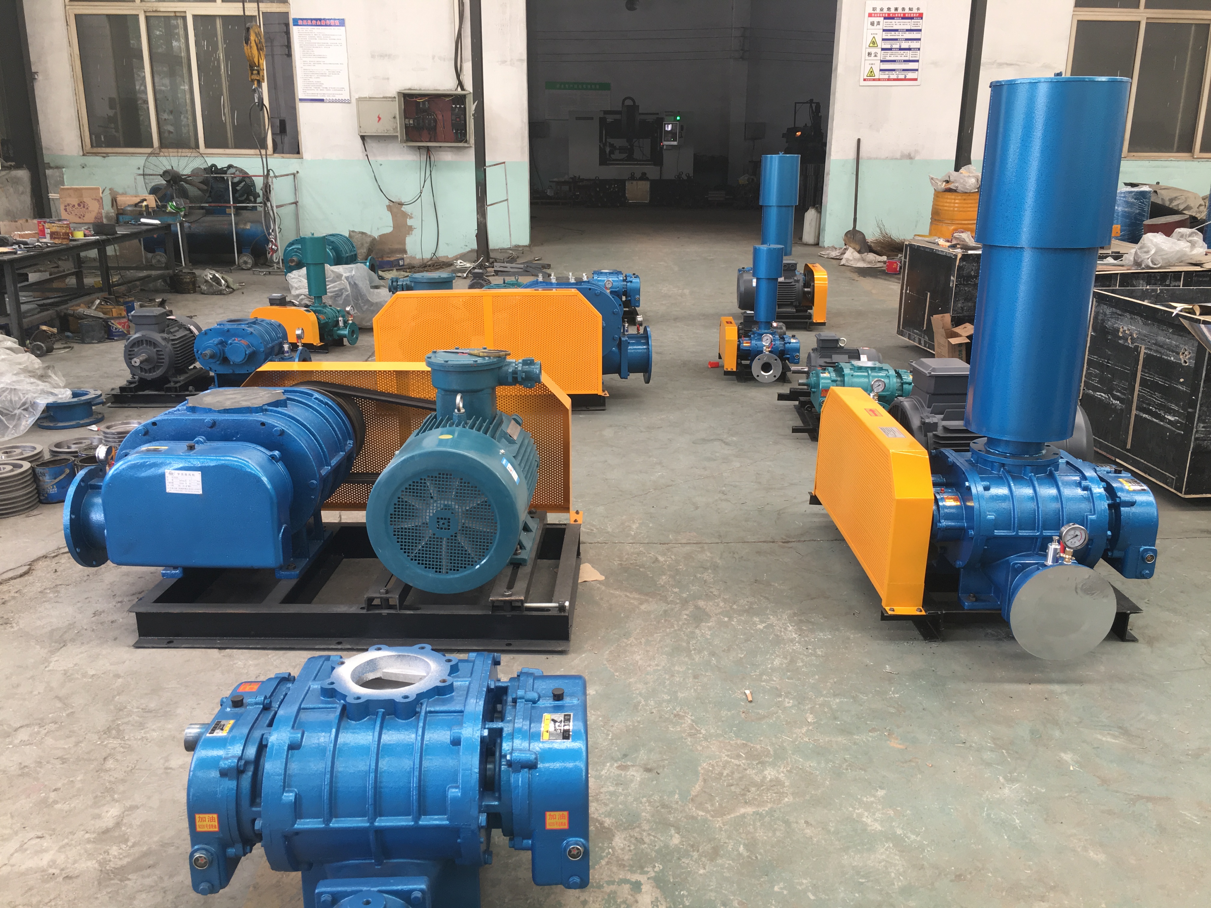 Various specifications of vacuum Roots blower oxidation fan Roots blower sewage treatment supporting fan