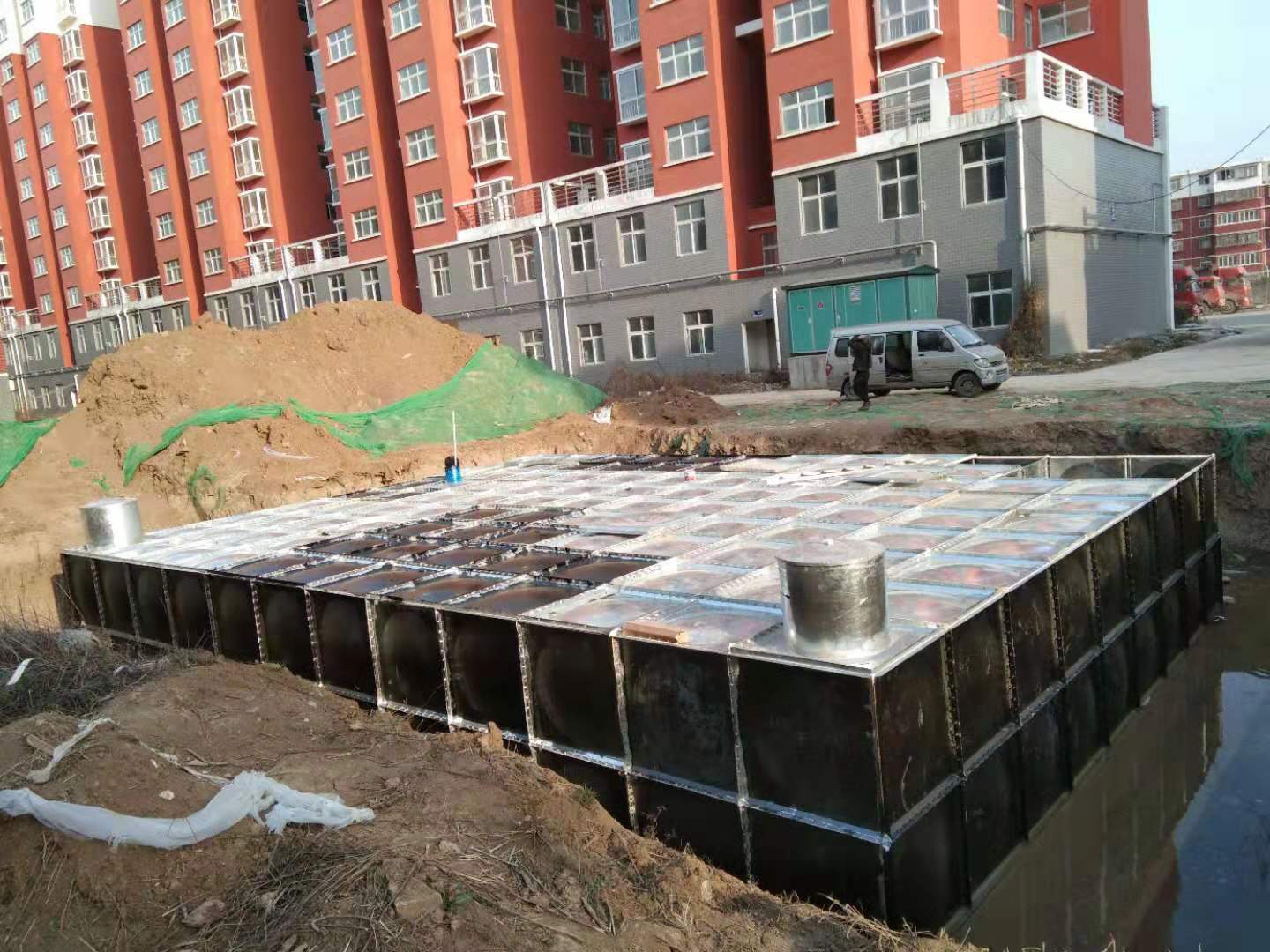 Fujian Nanping BDF Buried Fire Water Tank Boosting and Stabilizing Water Supply Equipment