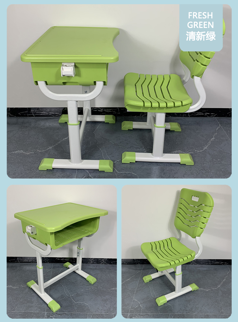 ABS plastic desks and chairs training for primary and secondary school students, calligraphy class, adjustable desk for children's home study desk