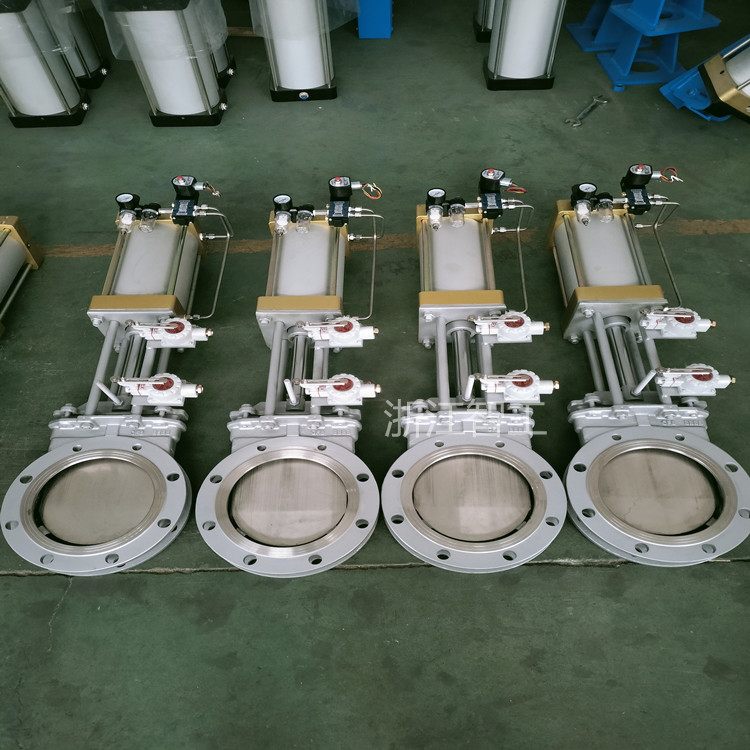 气动不锈钢浆闸阀 PZ673F4-10P 304 316圆形插板阀 厂家