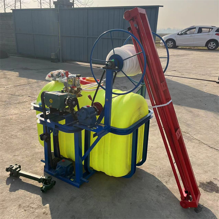 18 horsepower drive automatic tube spraying machine with a spraying range of 8 meters and an increased gearbox