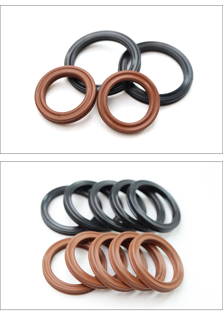 Imported X-Ring American standard four lip seal, X-shaped sealing ring, fluorine rubber star ring, customized high-temperature oil seal