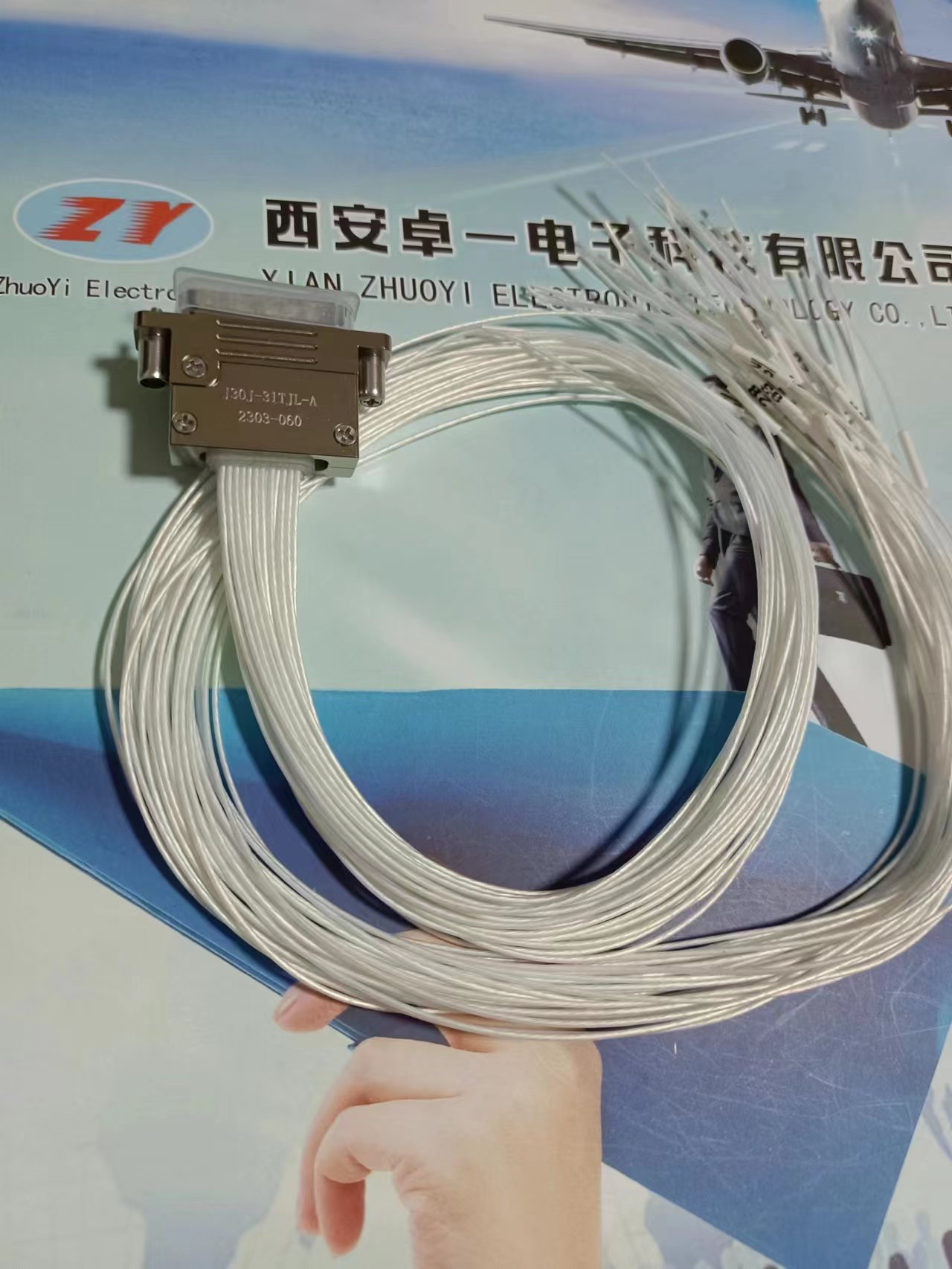 Zhuoyi ZY macro welding basic electrical connector J30J-21ZKS