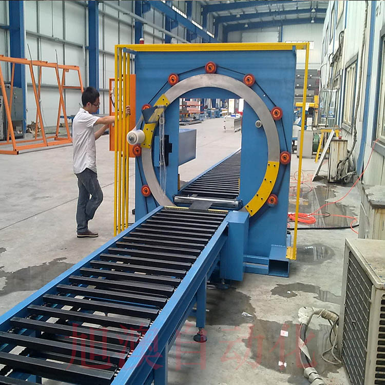 Xu'ao Automation Vertical Horizontal Winding Machine Steel Belt Packaging Machine Tire Packaging Machine