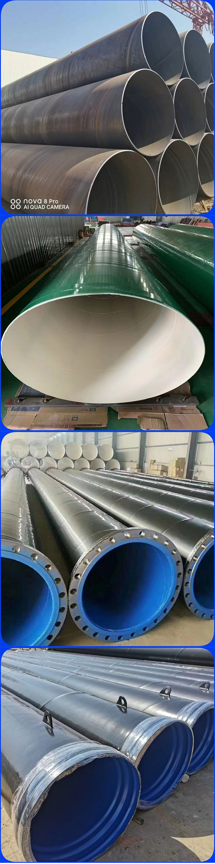 3PE anti-corrosion straight seam steel pipe, buried polyethylene, 3PE anti-corrosion steel pipe manufacturer with good corrosion resistance and high pressure resistance