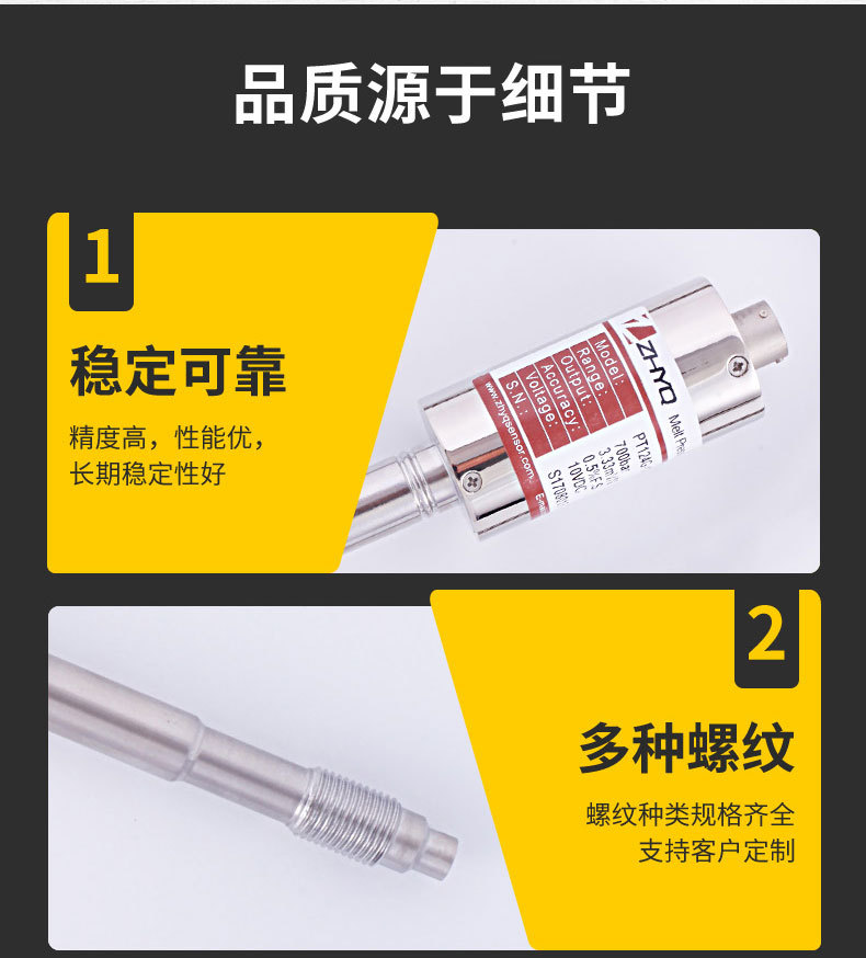 Replacing imported chemical fiber textile equipment with 1/2-20 interface high-temperature melt pressure sensor transmitter
