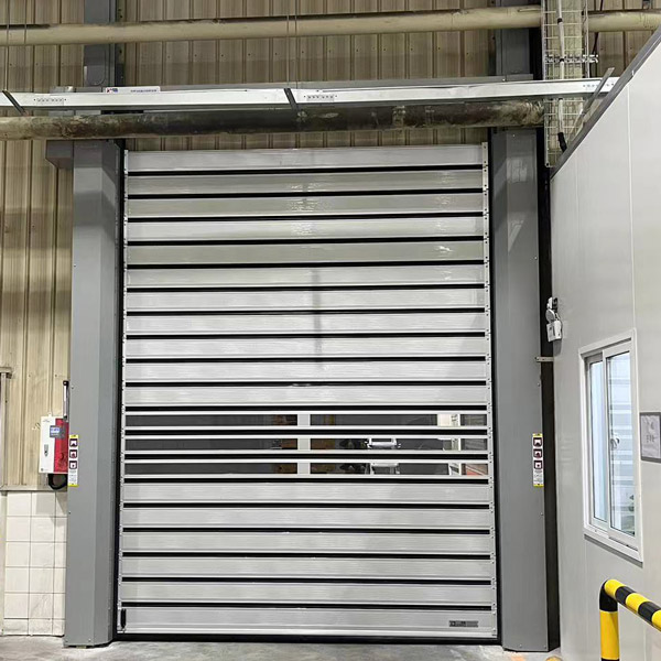 Closed environmental protection, pressure difference maintenance, gas film building, hard fast door, waste disposal site, turbine high-speed door