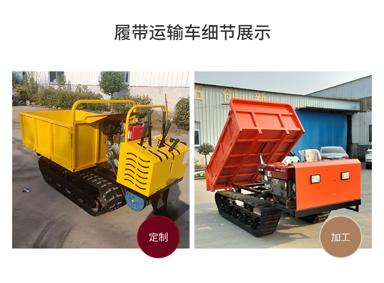 Crawler transport vehicle manufacturer Orchard Mountain Walking Crawler Vehicle with complete customized specifications