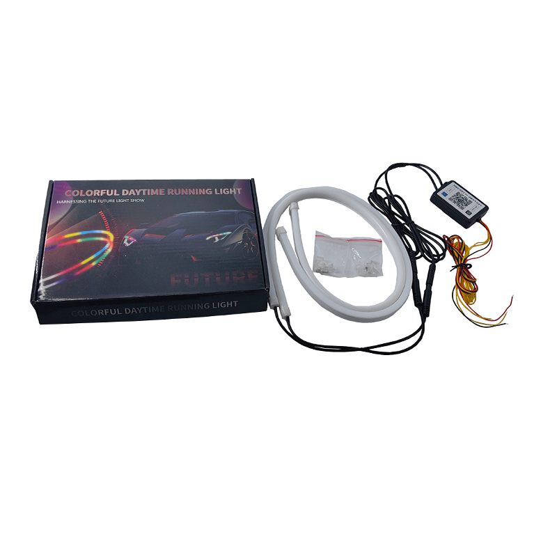 Multiple modes of car ambient light, slide color guide light strip, turning daytime running light